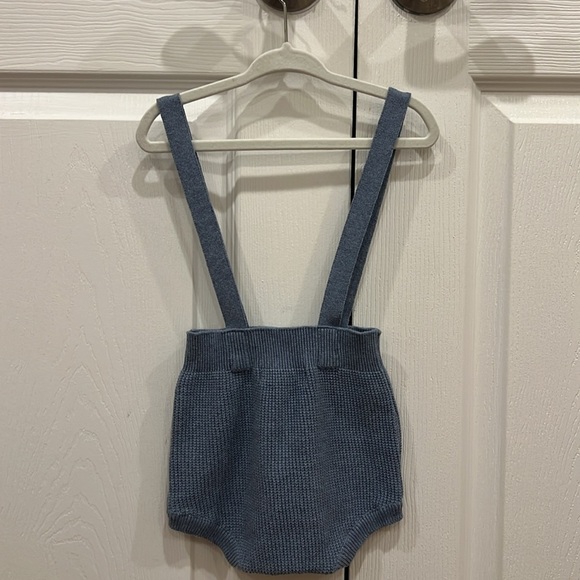 Feltman Brothers Knit Suspender Romper - Picture 2 of 5